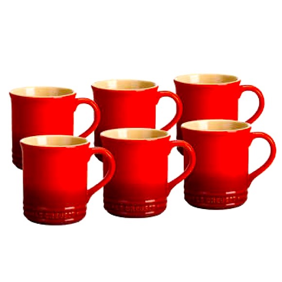 Le Creuset Other - Le Creuset Stoneware 14oz Mug, Set of 6
